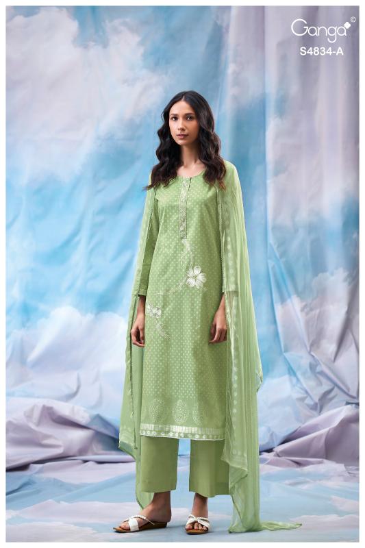 Ganga aislinn 4834 wholesale dress material in hyderbad